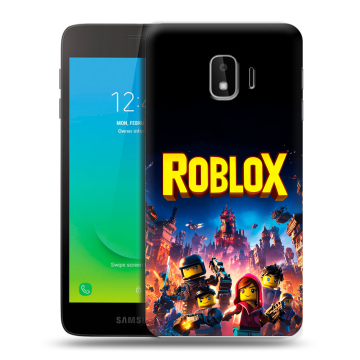 Силиконовый противоударный чехол на Samsung Galaxy J2 Core с принтом Roblox Роблокс Силиконовый противоударный чехол на Samsung Galaxy J2 Core с принтом Roblox Роблокс