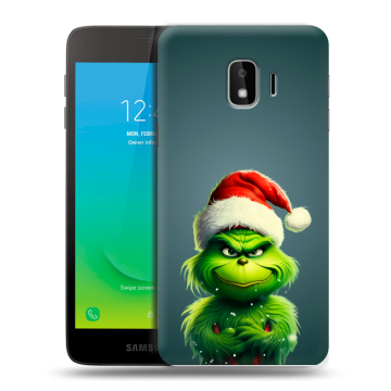 Силиконовый противоударный чехол на Samsung Galaxy J2 Core с принтом Новый год