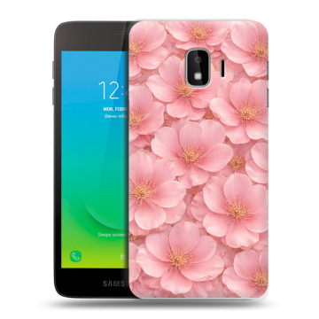 Силиконовый противоударный чехол на Samsung Galaxy J2 Core с принтом женский