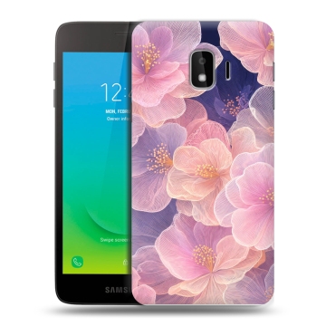 Силиконовый противоударный чехол на Samsung Galaxy J2 Core с принтом женский