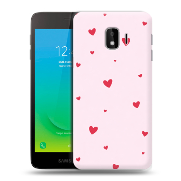Силиконовый противоударный чехол на Samsung Galaxy J2 Core с принтом для девочек Силиконовый противоударный чехол на Samsung Galaxy J2 Core с принтом для девочек