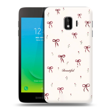 Силиконовый противоударный чехол на Samsung Galaxy J2 Core с принтом для девочек