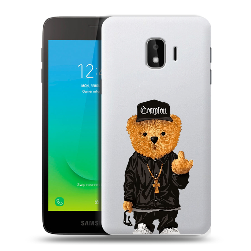 Пластиковый чехол на Samsung Galaxy J2 Core с принтом Плюшевый медведь Пластиковый чехол на Samsung Galaxy J2 Core с принтом Плюшевый медведь