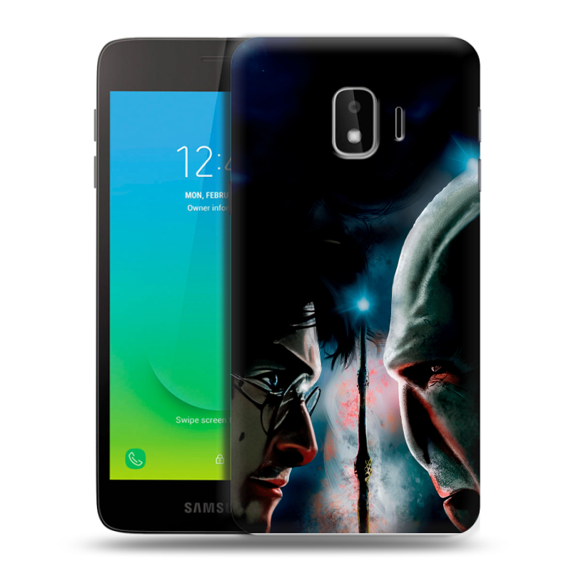 Силиконовый противоударный чехол на Samsung Galaxy J2 Core с принтом Гарри Поттер Harry Potter Силиконовый противоударный чехол на Samsung Galaxy J2 Core с принтом Гарри Поттер Harry Potter