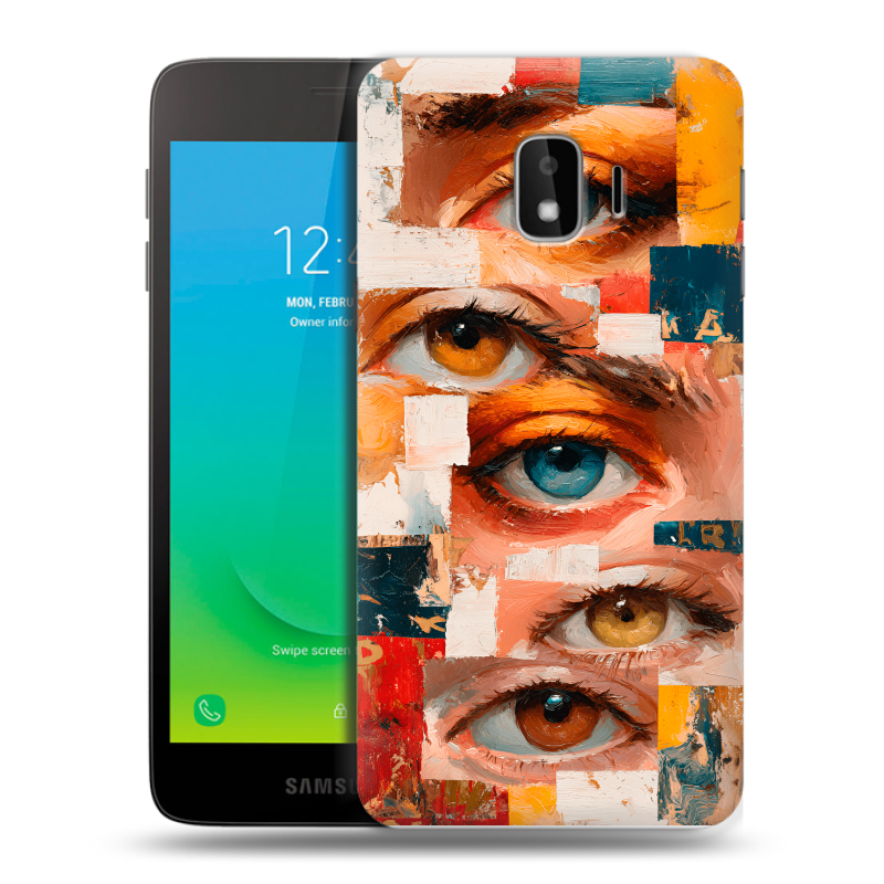 Пластиковый чехол на Samsung Galaxy J2 Core с принтом Модный принт Пластиковый чехол на Samsung Galaxy J2 Core с принтом Модный принт