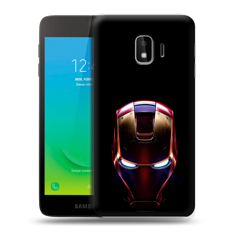 Пластиковый чехол на Samsung Galaxy J2 Core с принтом IronMan Железный человек Пластиковый чехол на Samsung Galaxy J2 Core с принтом IronMan Железный человек