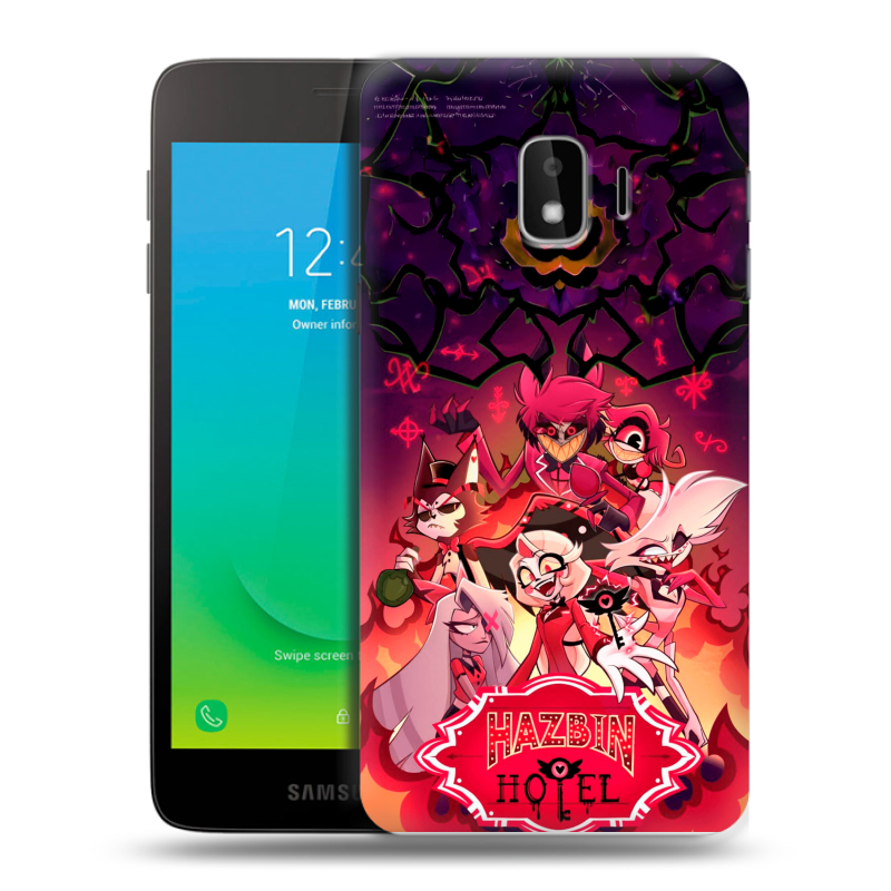 Пластиковый чехол на Samsung Galaxy J2 Core с принтом Hazbin Hotel Отель Хазбин Пластиковый чехол на Samsung Galaxy J2 Core с принтом Hazbin Hotel Отель Хазбин