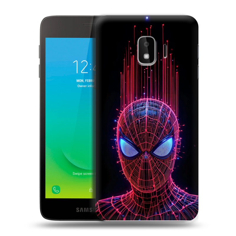 Пластиковый чехол на Samsung Galaxy J2 Core с принтом Spiderman Человек паук Пластиковый чехол на Samsung Galaxy J2 Core с принтом Spiderman Человек паук