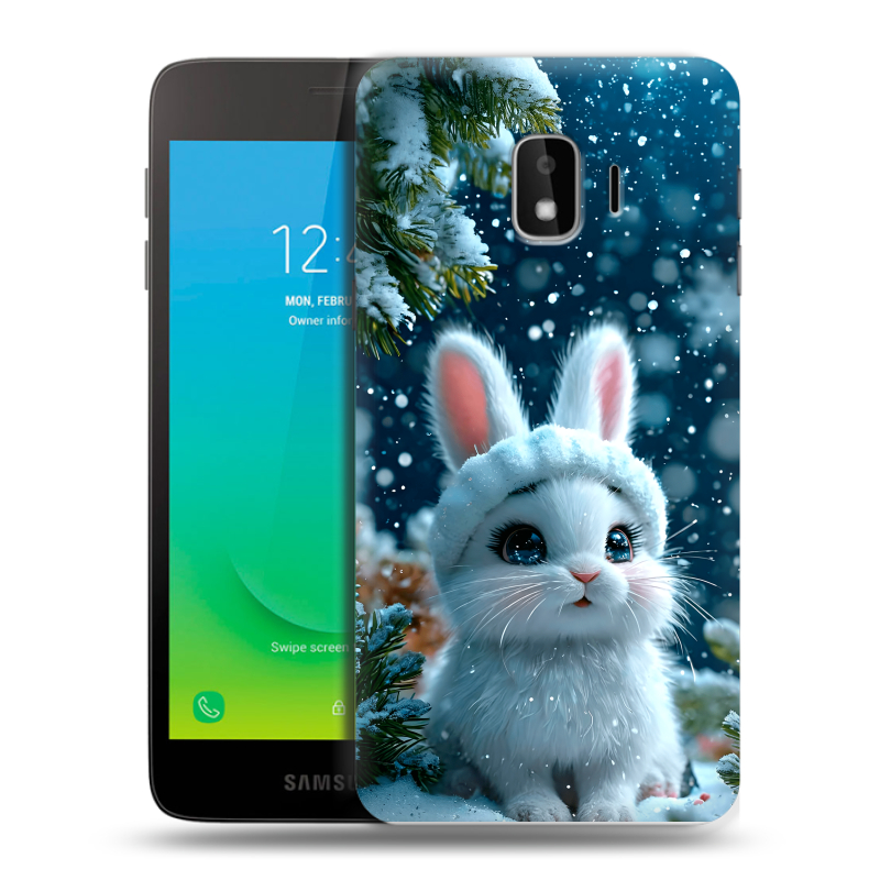 Пластиковый чехол на Samsung Galaxy J2 Core с принтом Новый год Пластиковый чехол на Samsung Galaxy J2 Core с принтом Новый год