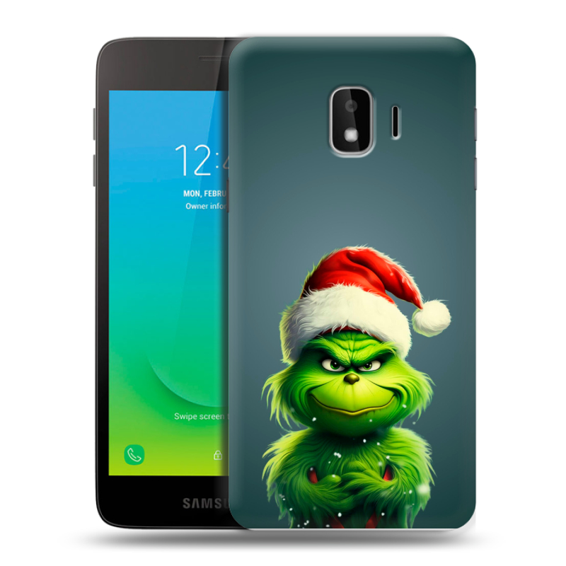 Пластиковый чехол на Samsung Galaxy J2 Core с принтом Новый год Пластиковый чехол на Samsung Galaxy J2 Core с принтом Новый год