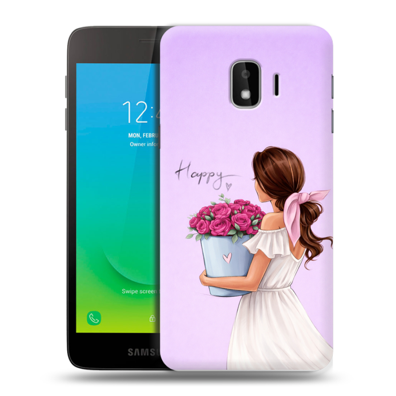 Пластиковый чехол на Samsung Galaxy J2 Core с принтом женский Пластиковый чехол на Samsung Galaxy J2 Core с принтом женский