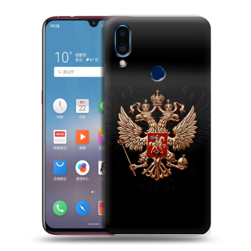 Пластиковый чехол на Meizu Note 9 с принтом Герб России Пластиковый чехол на Meizu Note 9 с принтом Герб России