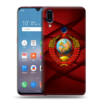 Пластиковый чехол на Meizu Note 9 с принтом Герб СССР Пластиковый чехол на Meizu Note 9 с принтом Герб СССР