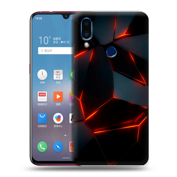 Пластиковый чехол на Meizu Note 9 с принтом Яркие абстракции Пластиковый чехол на Meizu Note 9 с принтом Яркие абстракции