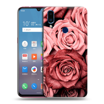 Пластиковый чехол на Meizu Note 9 с принтом Цветы розы Пластиковый чехол на Meizu Note 9 с принтом Цветы розы