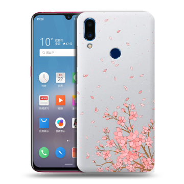 Пластиковый чехол на Meizu Note 9 с принтом Ветка сакуры Пластиковый чехол на Meizu Note 9 с принтом Ветка сакуры