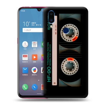 Пластиковый чехол на Meizu Note 9 с принтом Кассета
