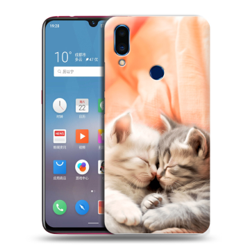Пластиковый чехол на Meizu Note 9 с принтом Котята Пластиковый чехол на Meizu Note 9 с принтом Котята