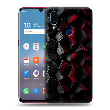 Пластиковый чехол на Meizu Note 9 с принтом Абстракция