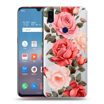Пластиковый чехол на Meizu Note 9 с принтом Розы Пластиковый чехол на Meizu Note 9 с принтом Розы