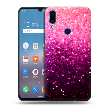 Пластиковый чехол на Meizu Note 9 с принтом Блестки Пластиковый чехол на Meizu Note 9 с принтом Блестки
