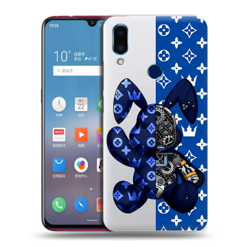 Пластиковый чехол на Meizu Note 9 с принтом Луи робот Пластиковый чехол на Meizu Note 9 с принтом Луи робот