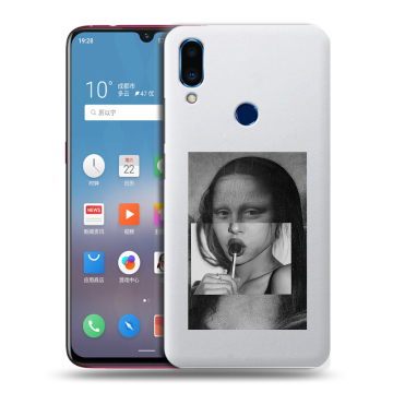 Пластиковый чехол на Meizu Note 9 с принтом Мона Лиза Пластиковый чехол на Meizu Note 9 с принтом Мона Лиза
