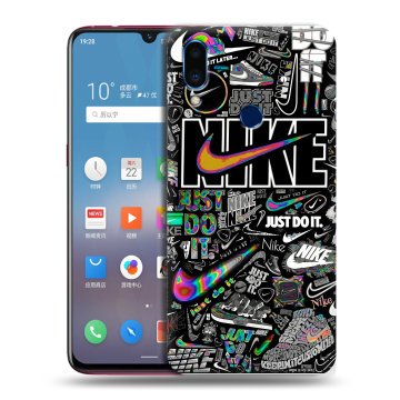 Пластиковый чехол на Meizu Note 9 с принтом Найк Пластиковый чехол на Meizu Note 9 с принтом Найк