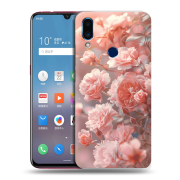 Пластиковый чехол на Meizu Note 9 с принтом Розовые розы
