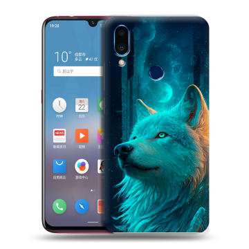 Пластиковый чехол на Meizu Note 9 с принтом бабочки саккура