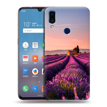 Пластиковый чехол на Meizu Note 9 с принтом лаванда