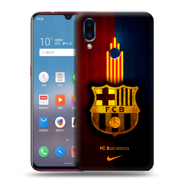 Пластиковый чехол на Meizu Note 9 с принтом Барселона Barcelona