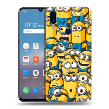 Пластиковый чехол на Meizu Note 9 с принтом Миньоны Пластиковый чехол на Meizu Note 9 с принтом Миньоны