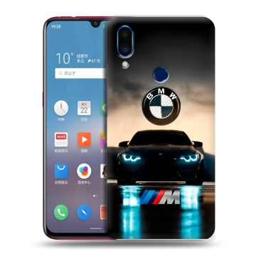 Пластиковый чехол на Meizu Note 9 с принтом БМВ BMW Пластиковый чехол на Meizu Note 9 с принтом БМВ BMW