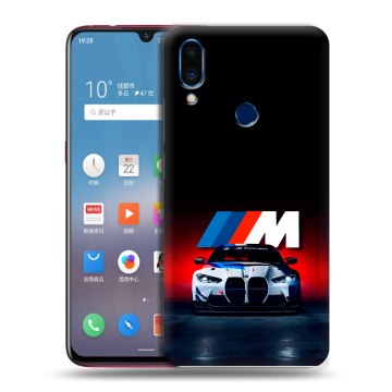 Пластиковый чехол на Meizu Note 9 с принтом БМВ BMW Пластиковый чехол на Meizu Note 9 с принтом БМВ BMW