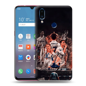 Пластиковый чехол на Meizu Note 9 с принтом Реал Роналдо Real Ronaldo