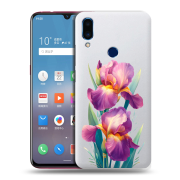 Пластиковый чехол на Meizu Note 9 с принтом Цветы орхидеи