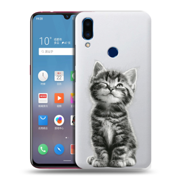 Пластиковый чехол на Meizu Note 9 с принтом Котенок Пластиковый чехол на Meizu Note 9 с принтом Котенок