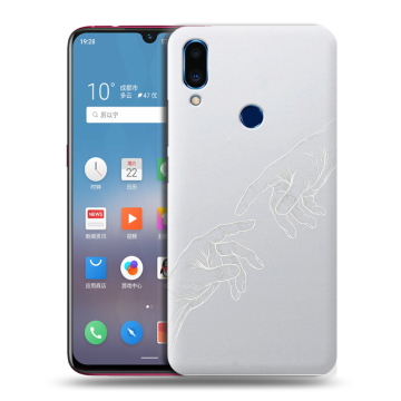 Пластиковый чехол на Meizu Note 9 с принтом Сотворение мира