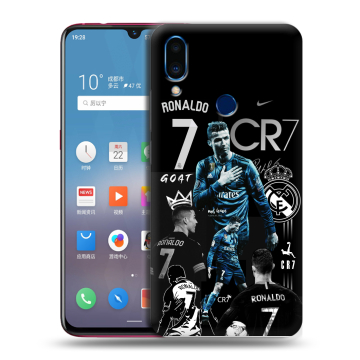 Пластиковый чехол на Meizu Note 9 с принтом Реал Роналдо