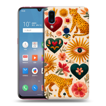 Пластиковый чехол на Meizu Note 9 с принтом Модный принт