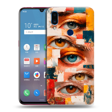 Пластиковый чехол на Meizu Note 9 с принтом Модный принт