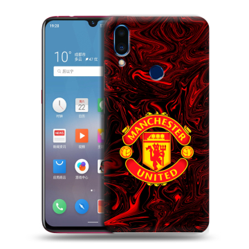 Пластиковый чехол на Meizu Note 9 с принтом Manchester United