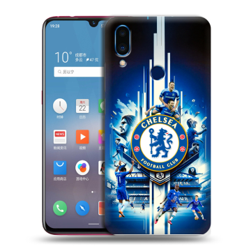 Пластиковый чехол на Meizu Note 9 с принтом Chelsea Челси