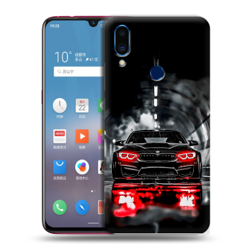 Пластиковый чехол на Meizu Note 9 с принтом BMW БМВ Пластиковый чехол на Meizu Note 9 с принтом BMW БМВ