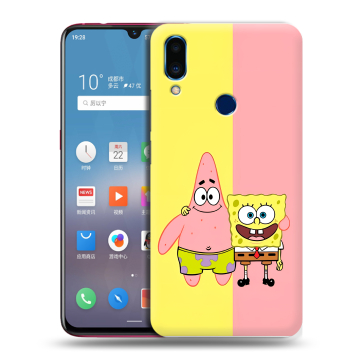 Пластиковый чехол на Meizu Note 9 с принтом Спанч боб Спанчбоб Пластиковый чехол на Meizu Note 9 с принтом Спанч боб Спанчбоб