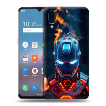 Пластиковый чехол на Meizu Note 9 с принтом IronMan Железный человек Пластиковый чехол на Meizu Note 9 с принтом IronMan Железный человек