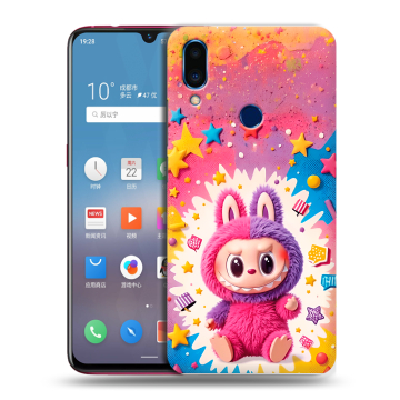 Пластиковый чехол на Meizu Note 9 с принтом Labubu Лабубу Пластиковый чехол на Meizu Note 9 с принтом Labubu Лабубу