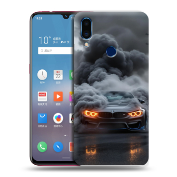 Пластиковый чехол на Meizu Note 9 с принтом BMW БМВ Пластиковый чехол на Meizu Note 9 с принтом BMW БМВ