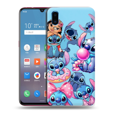 Пластиковый чехол на Meizu Note 9 с принтом Лило и Стич
